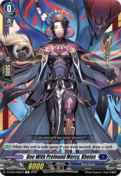 One With Profound Mercy, Kheios (D-BT05/066EN) [Triumphant Return of the Brave Heroes] | Total Play