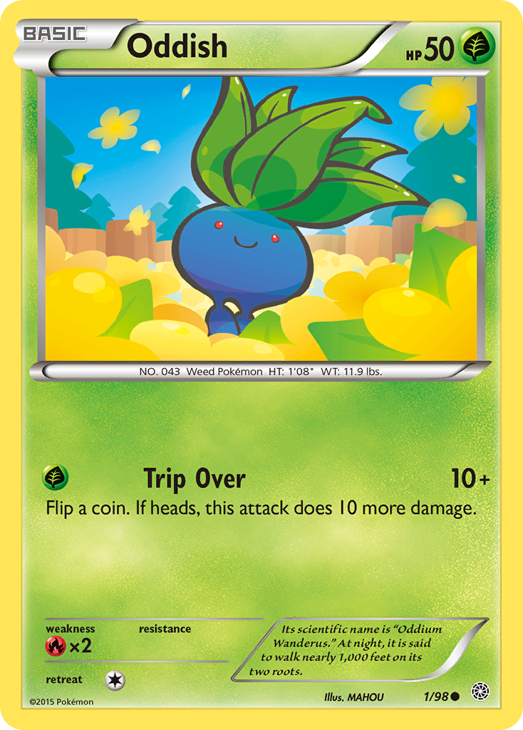 Oddish (1/98) [XY: Ancient Origins] | Total Play