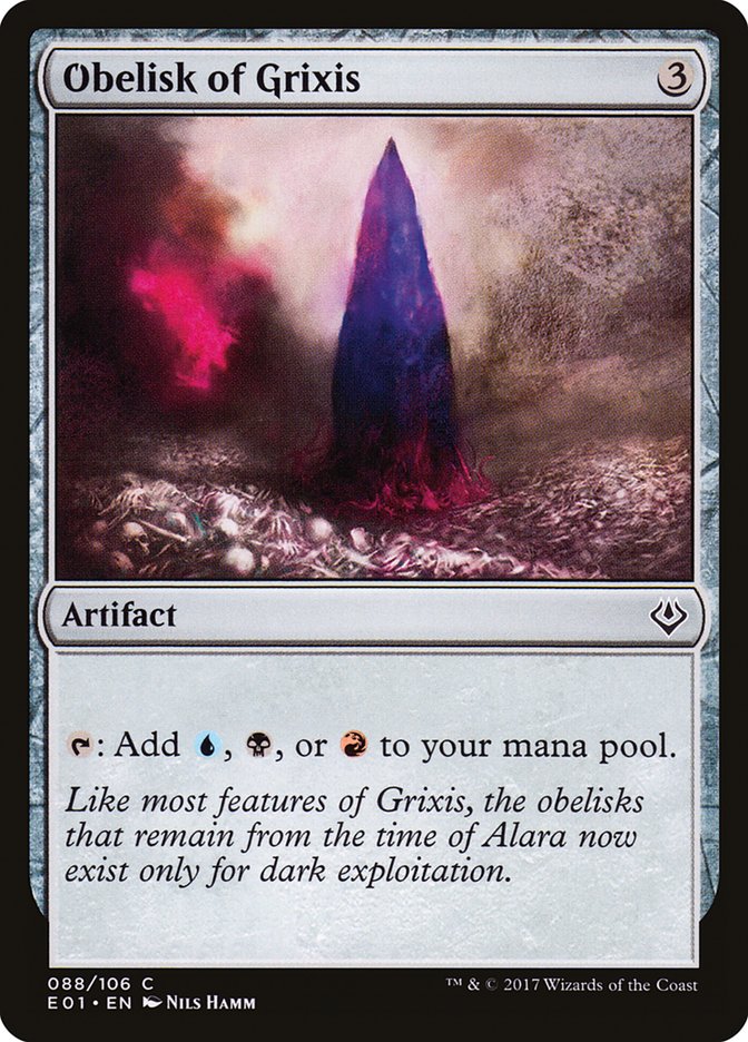 Obelisk of Grixis [Archenemy: Nicol Bolas] | Total Play