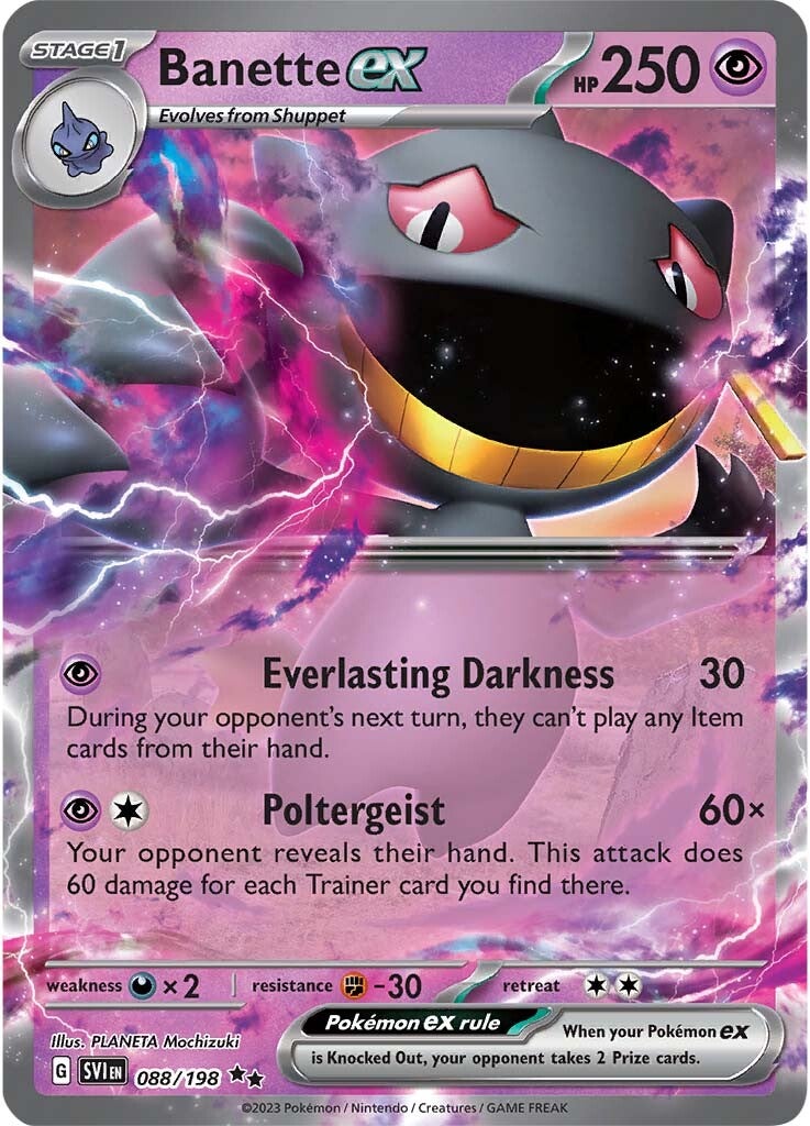 Banette ex (088/198) [Scarlet & Violet: Base Set] | Total Play