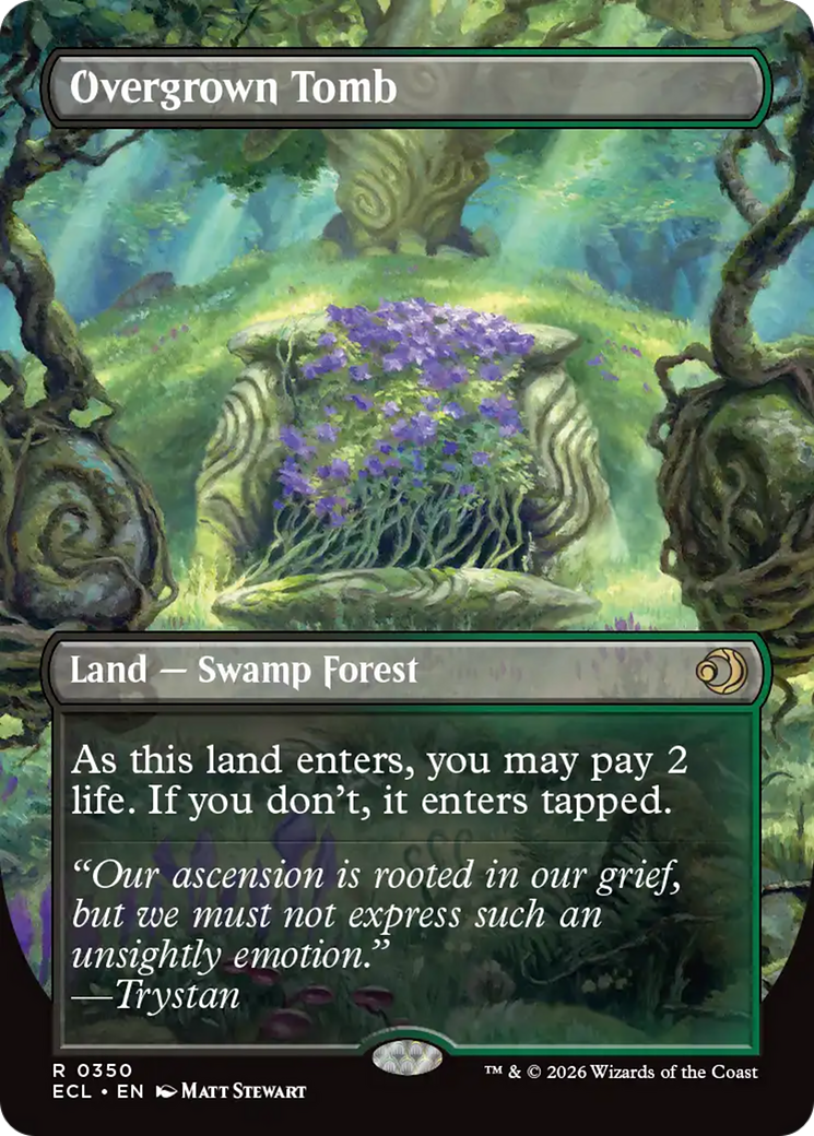 Overgrown Tomb (Borderless) [Lorwyn Eclipsed] | Total Play