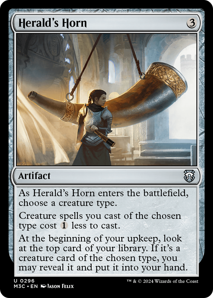 Herald's Horn (Ripple Foil) [Modern Horizons 3 Commander] | Total Play