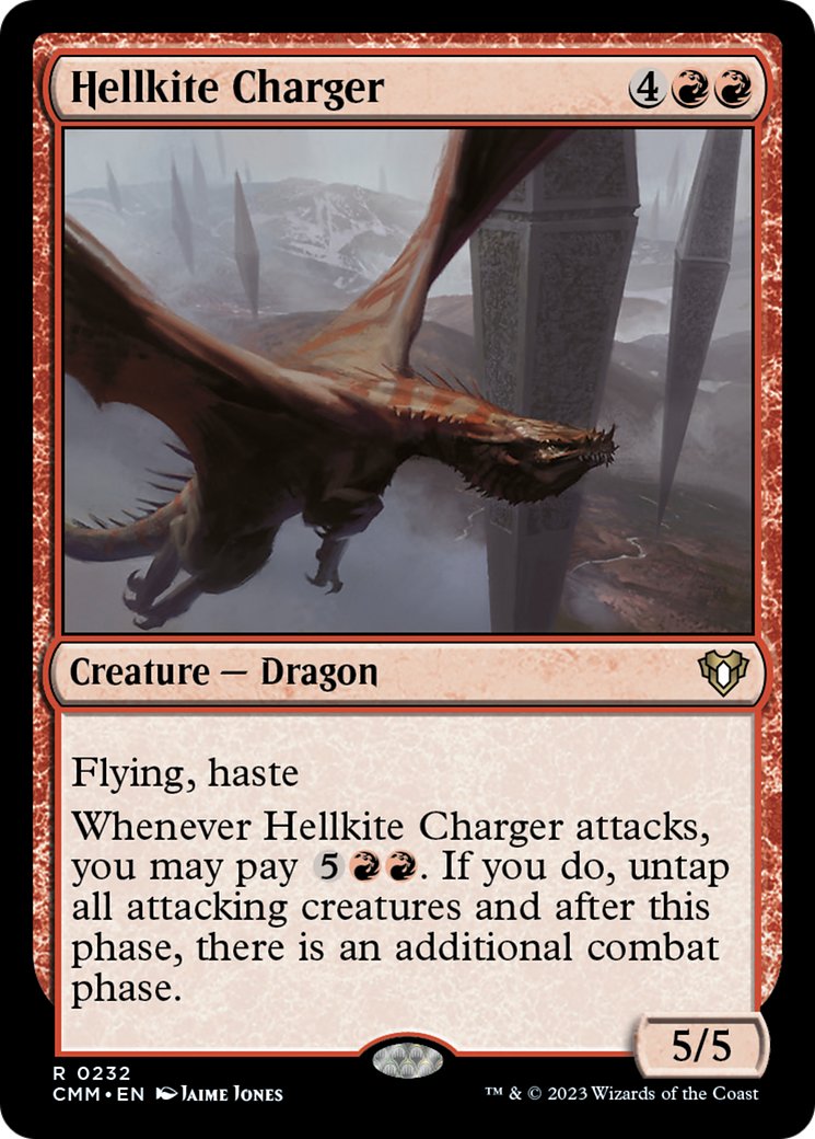 Hellkite Charger (Foil Etched) [Commander Masters] | Total Play