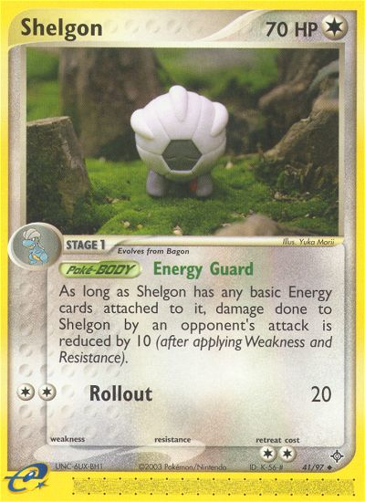 Shelgon (41/97) [EX: Dragon] | Total Play