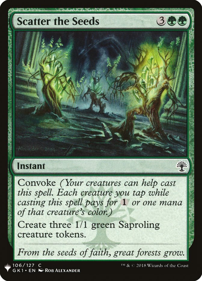 Scatter the Seeds [Mystery Booster] | Total Play