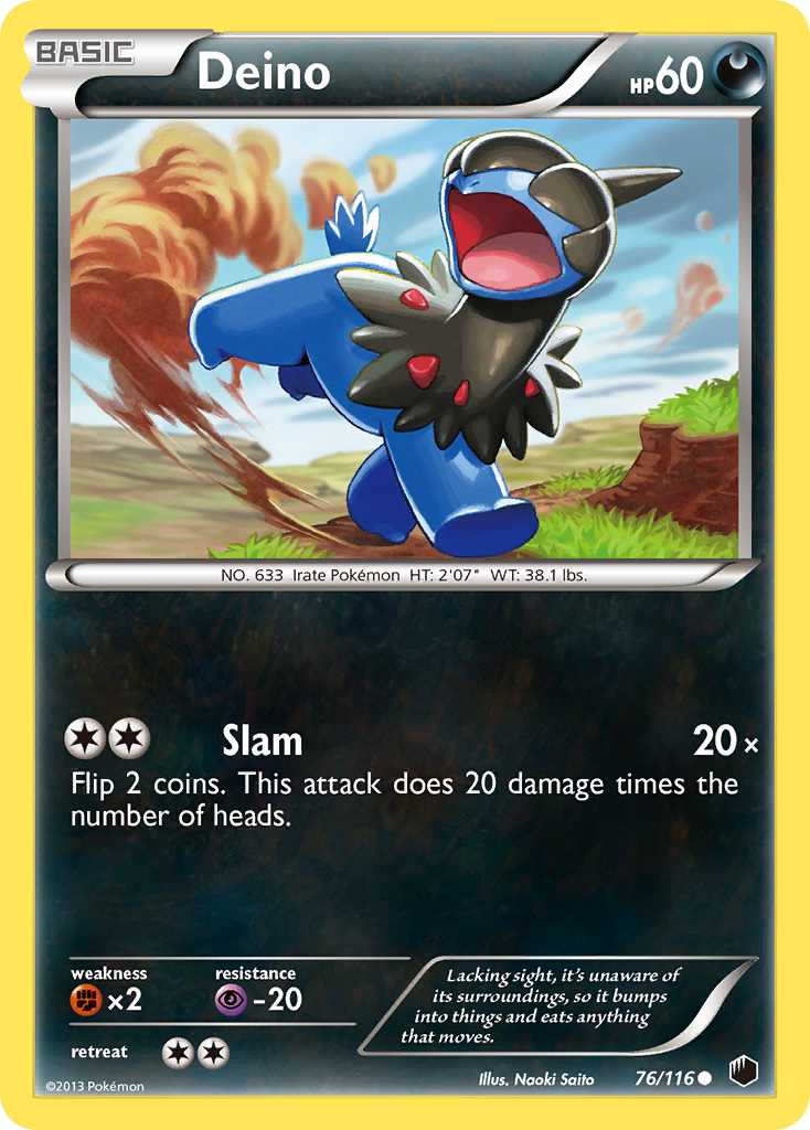 Deino (76/116) [Black & White: Plasma Freeze] | Total Play