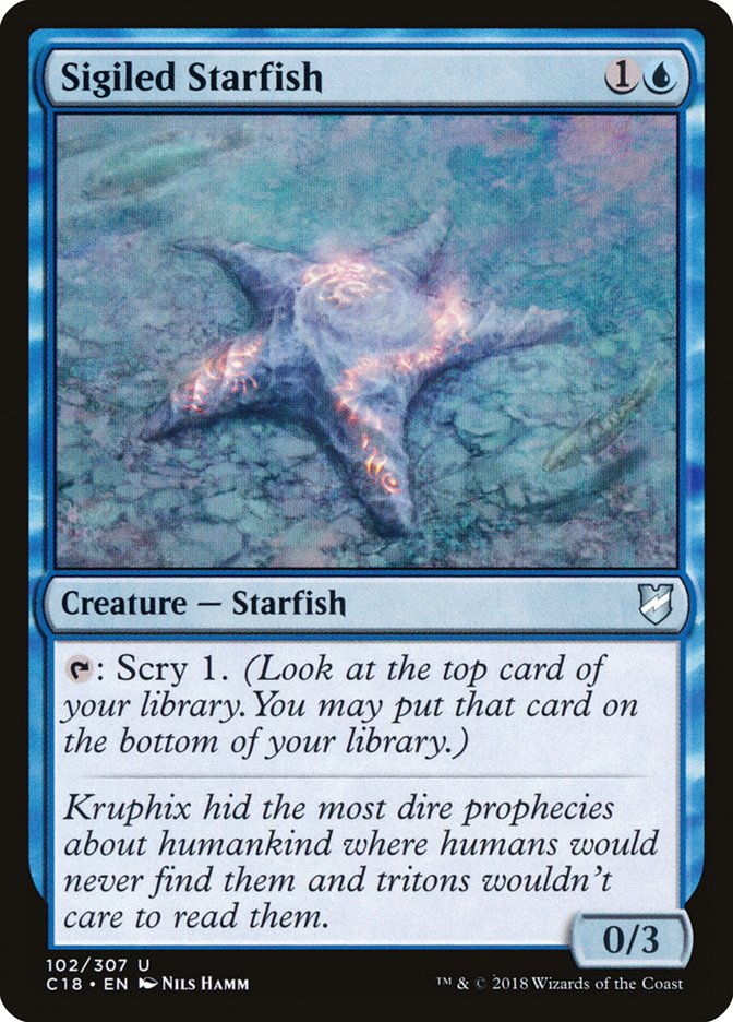 Sigiled Starfish [Commander 2018] | Total Play