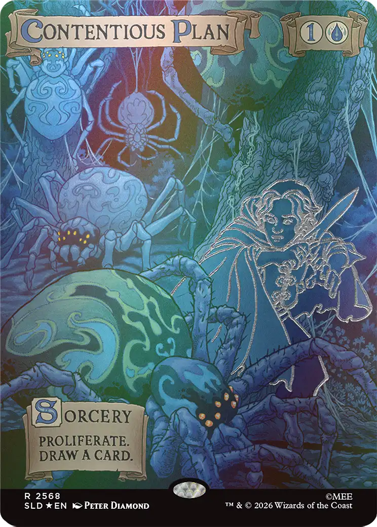 Contentious Plan (Out Of Sight Foil) [Secret Lair Drop Series] | Total Play