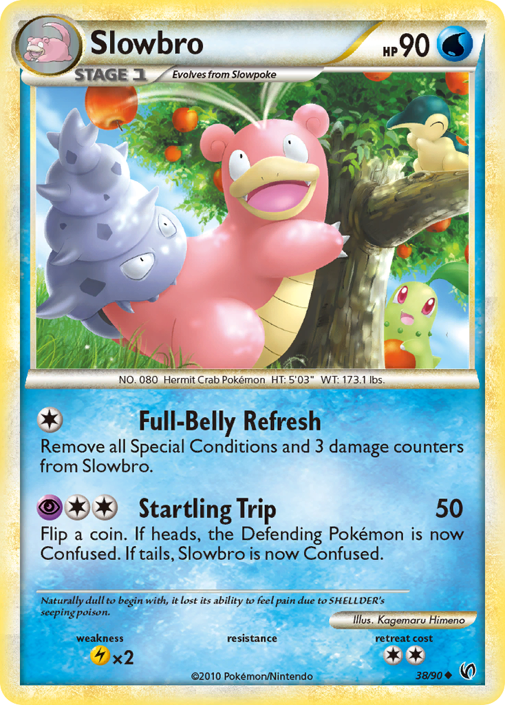 Slowbro (38/90) [HeartGold & SoulSilver: Undaunted] | Total Play