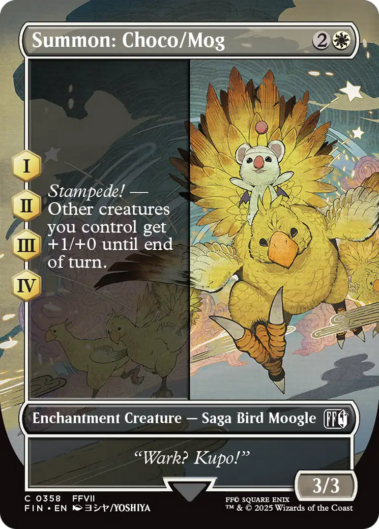 Summon: Choco/Mog (Borderless) [FINAL FANTASY] | Total Play