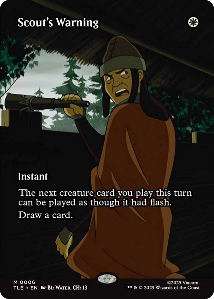 Scout's Warning (Borderless) [Avatar: The Last Airbender: Eternal-Legal] | Total Play