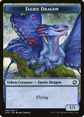 Wolf // Faerie Dragon Double-Sided Token [Dungeons & Dragons: Adventures in the Forgotten Realms Tokens] | Total Play