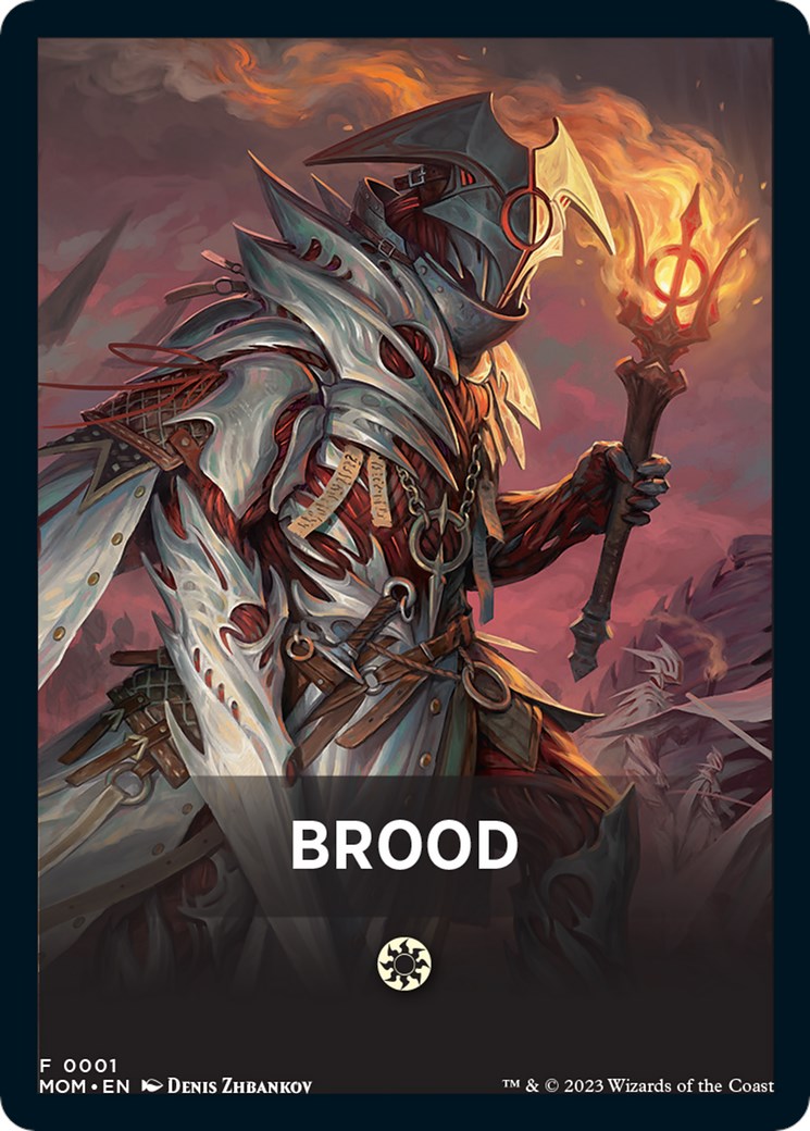 Brood Theme Card [March of the Machine Tokens] | Total Play