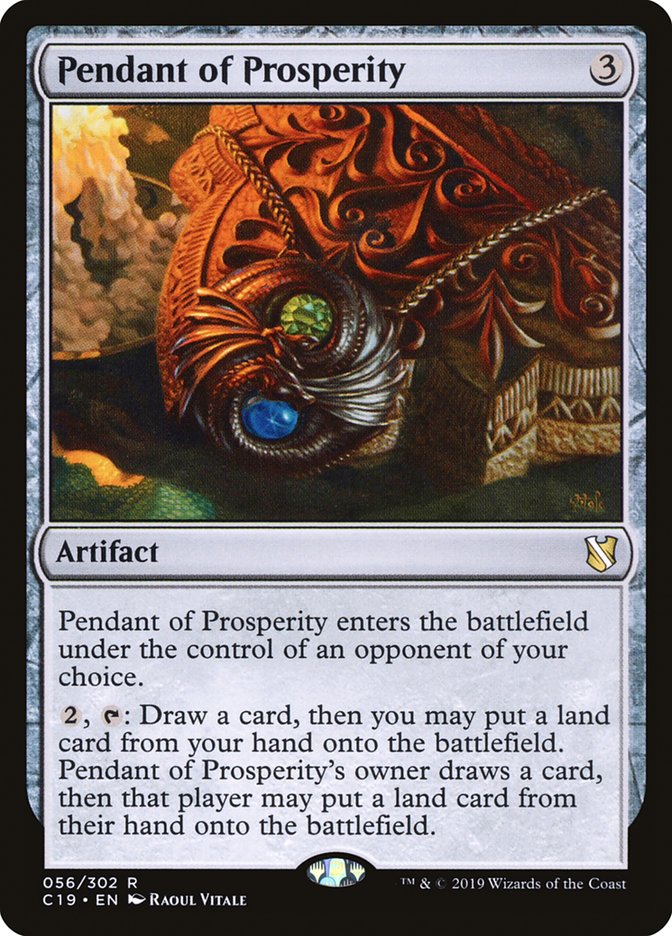 Pendant of Prosperity [Commander 2019] | Total Play