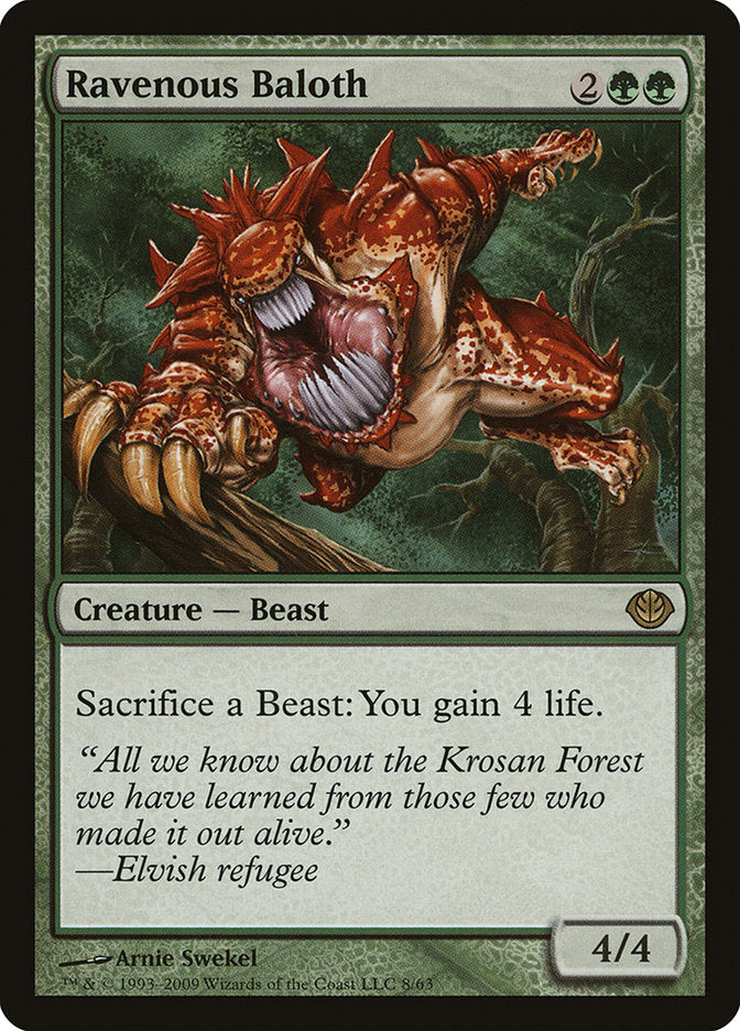 Ravenous Baloth [Duel Decks: Garruk vs. Liliana] | Total Play