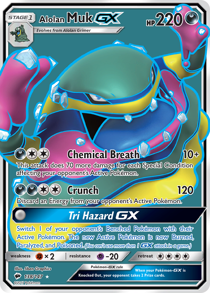 Alolan Muk GX (138/147) [Sun & Moon: Burning Shadows] | Total Play