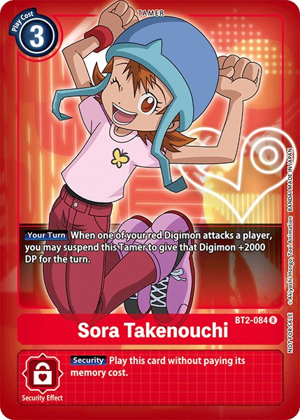 Sora Takenouchi [BT2-084] (Official Tournament Pack Vol.3) [Release Special Booster Promos] | Total Play