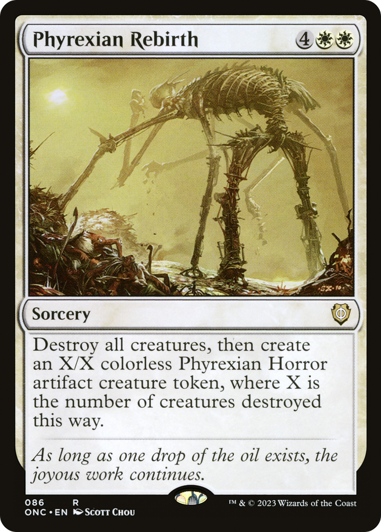 Phyrexian Rebirth [Phyrexia: All Will Be One Commander] | Total Play