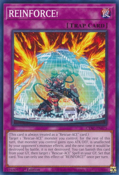 REINFORCE! [CYAC-EN075] Common | Total Play