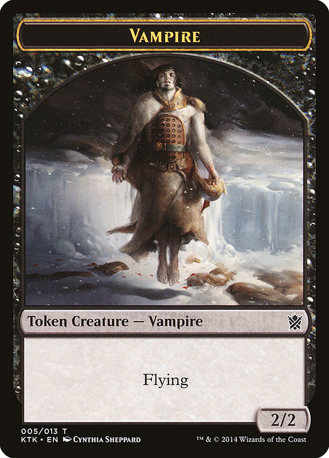 Vampire Token [Khans of Tarkir Tokens] | Total Play