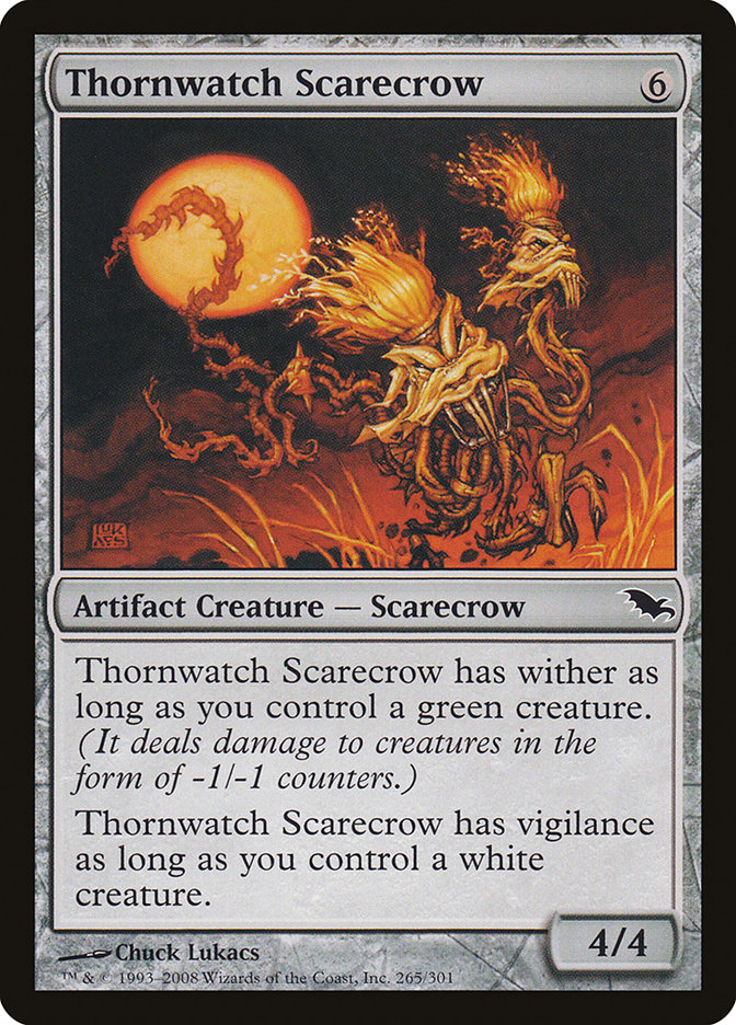 Thornwatch Scarecrow [Shadowmoor] | Total Play