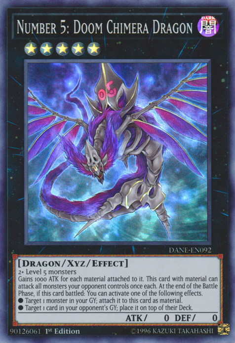 Number 5: Doom Chimera Dragon [DANE-EN092] Super Rare | Total Play