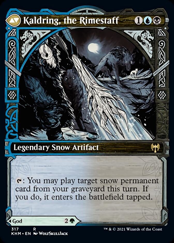 Jorn, God of Winter // Kaldring, the Rimestaff (Showcase) [Kaldheim] | Total Play