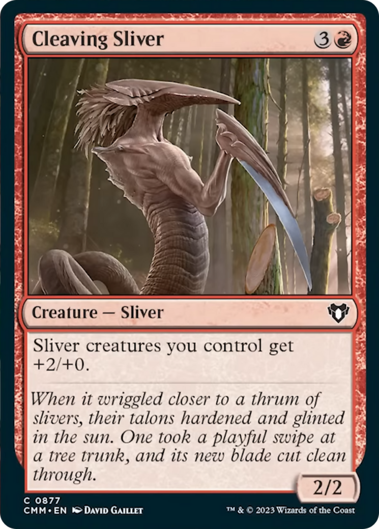 Cleaving Sliver [Commander Masters] | Total Play