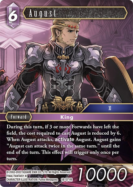 August [Resurgence of Power] | Total Play