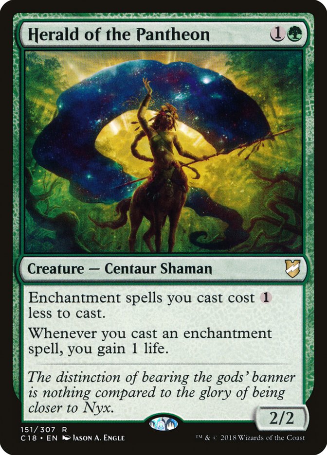 Herald of the Pantheon [Commander 2018] | Total Play