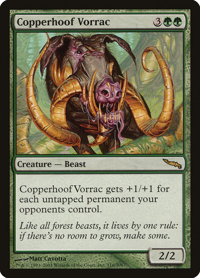 Copperhoof Vorrac [Mirrodin] | Total Play