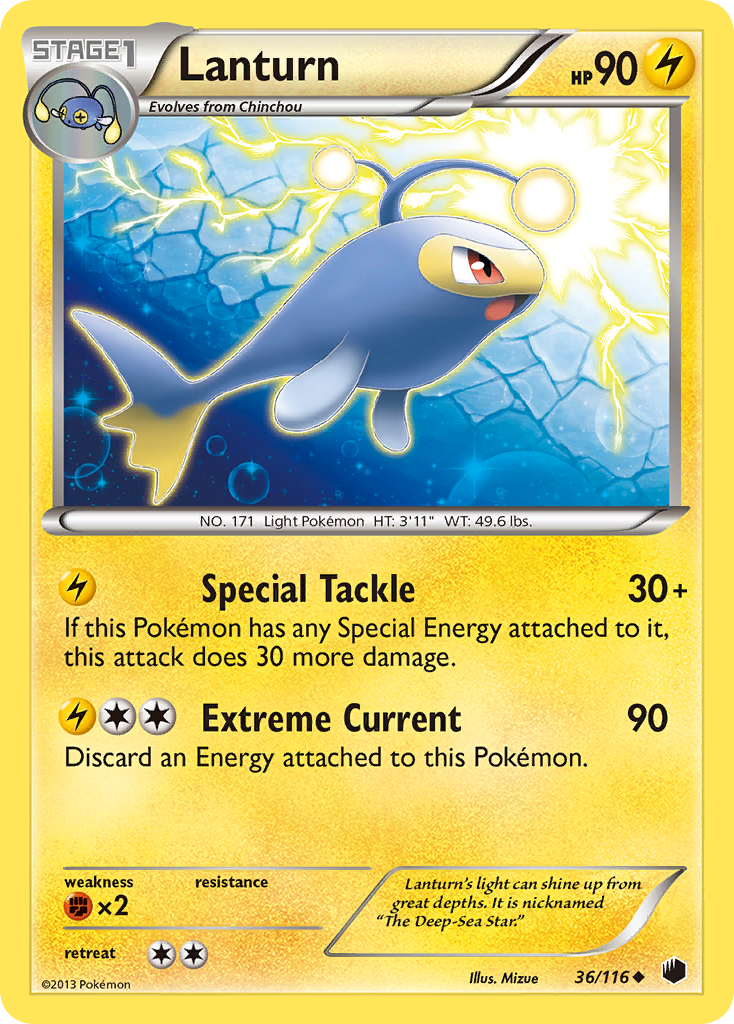 Lanturn (36/116) [Black & White: Plasma Freeze] | Total Play