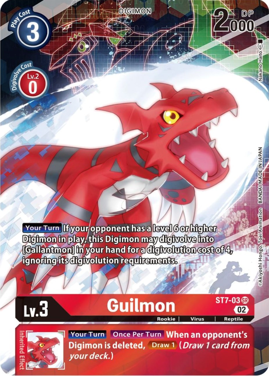 Guilmon [ST7-03] (Alternate Art) [Starter Deck: Beelzemon Advanced Deck Set] | Total Play