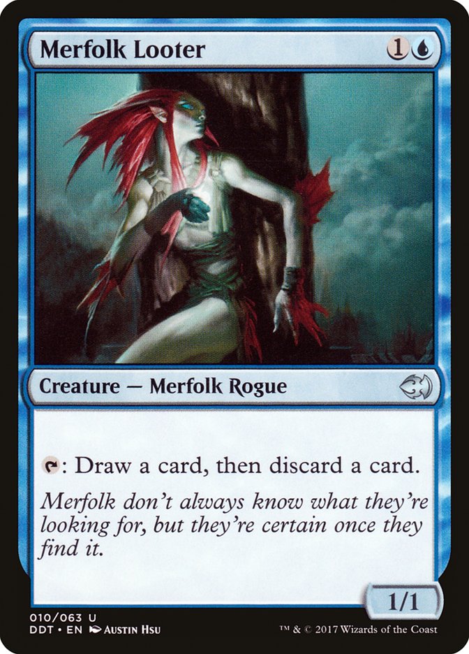 Merfolk Looter [Duel Decks: Merfolk vs. Goblins] | Total Play