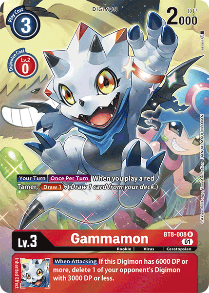 Gammamon [BT8-008] (Alternate Art) [New Awakening] | Total Play