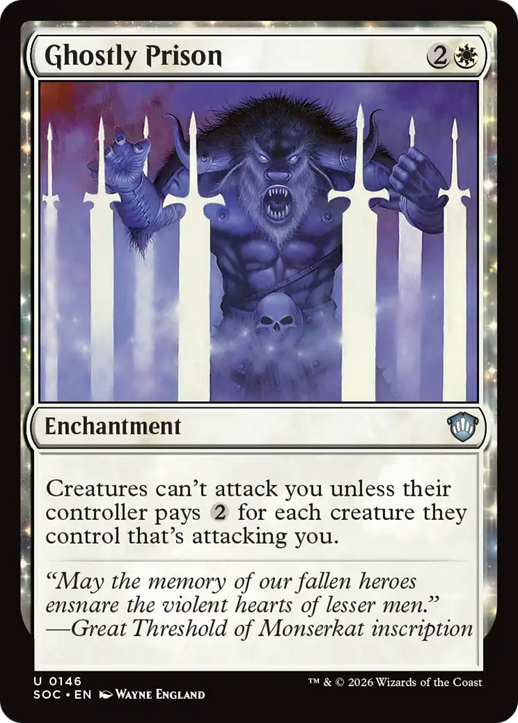 Ghostly Prison [Secrets of Strixhaven Commander] | Total Play