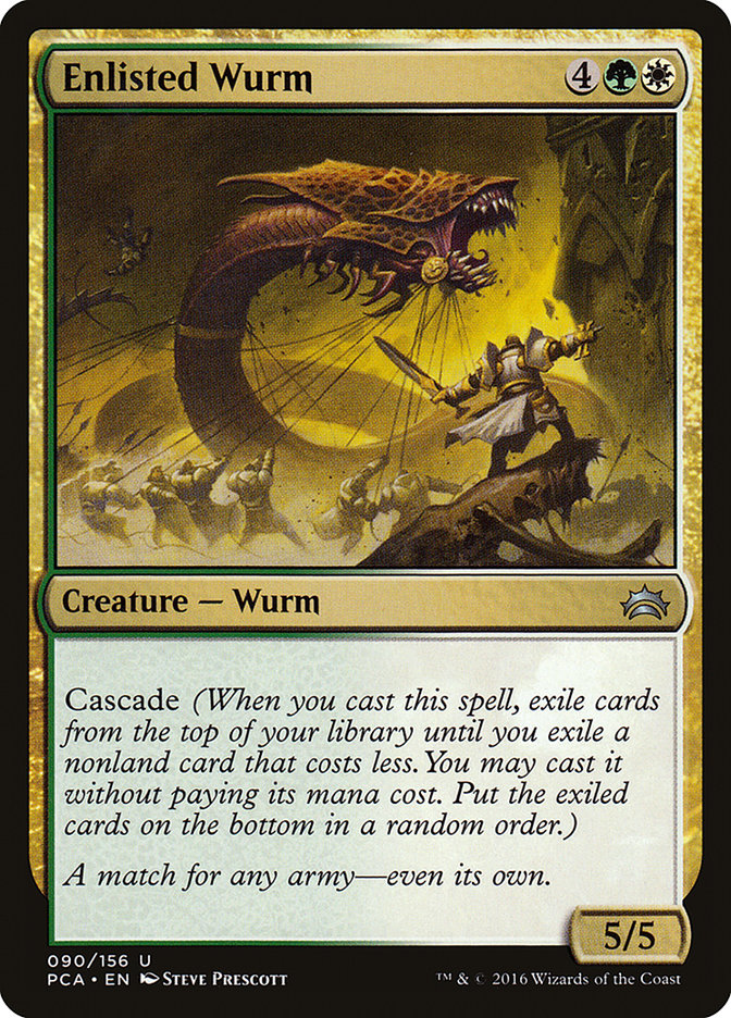 Enlisted Wurm [Planechase Anthology] | Total Play