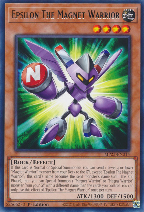 Epsilon The Magnet Warrior [MP23-EN014] Rare | Total Play