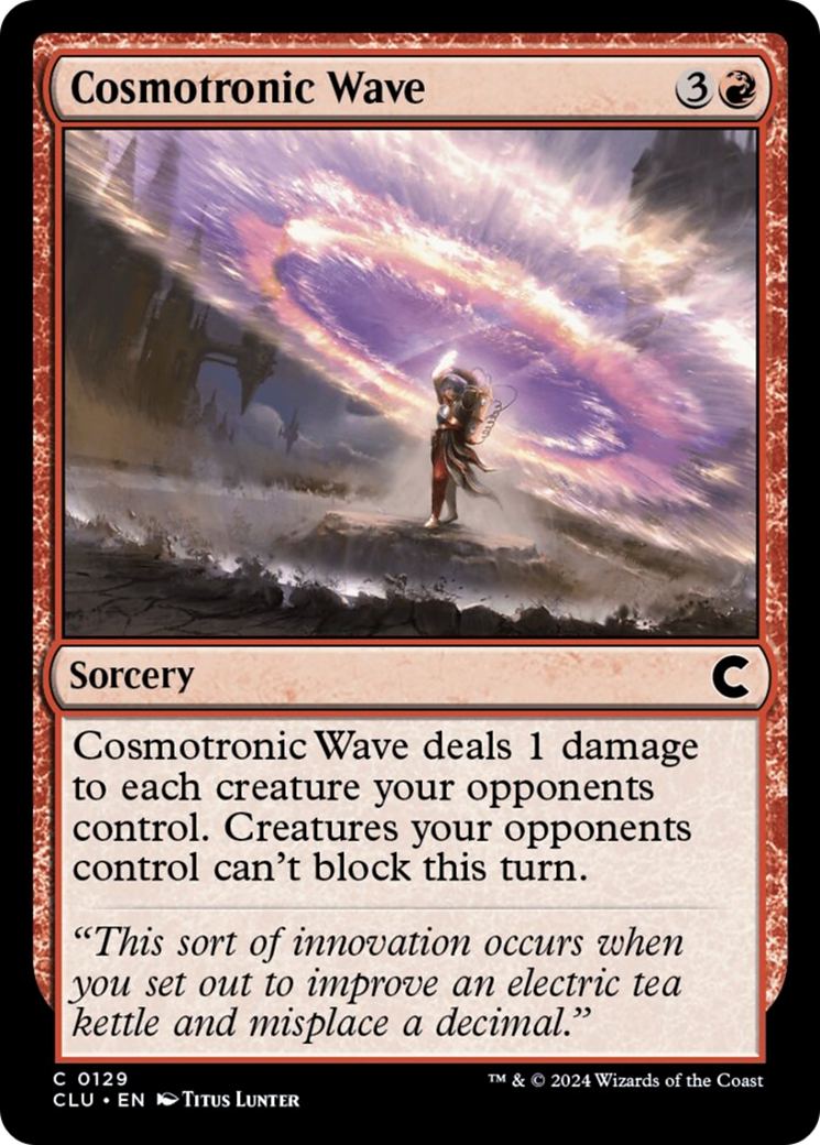Cosmotronic Wave [Ravnica: Clue Edition] | Total Play