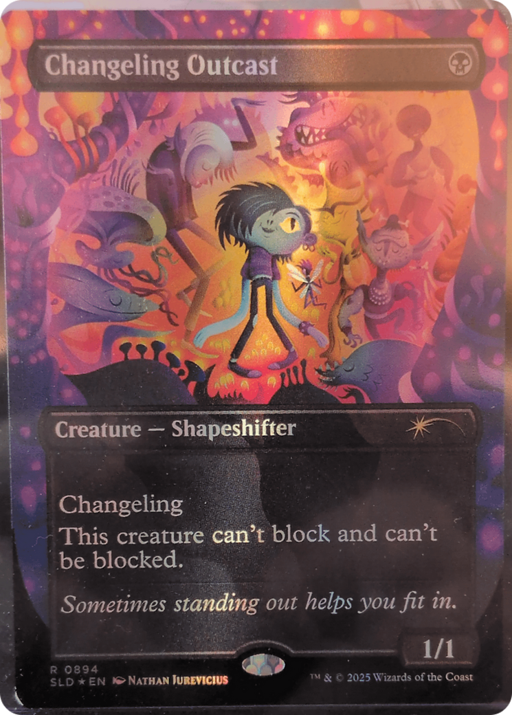 Changeling Outcast (Rainbow Foil) [Secret Lair Drop Series] | Total Play