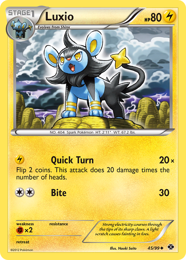 Luxio (45/99) [Black & White: Next Destinies] | Total Play