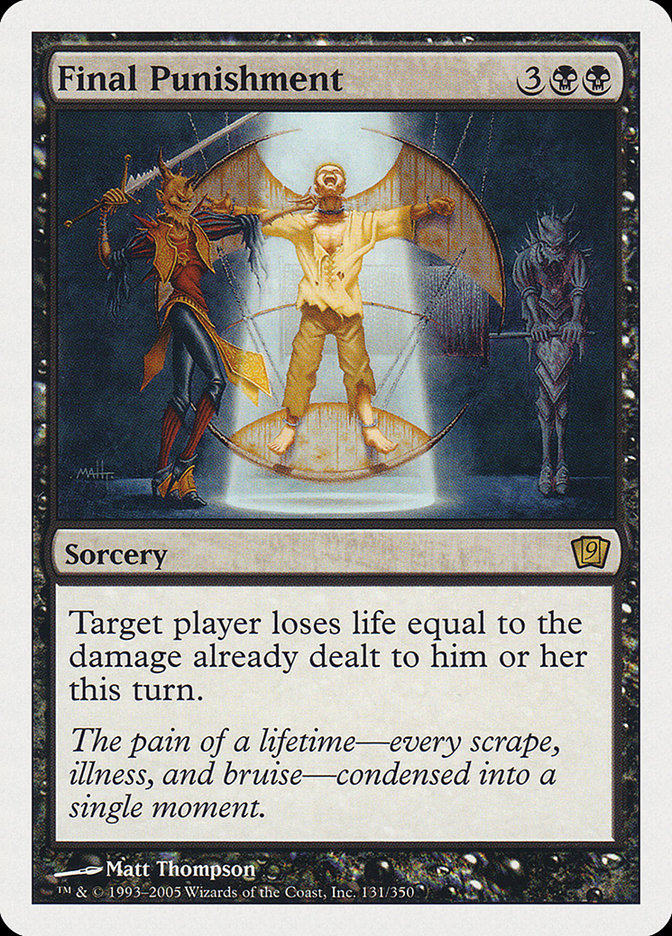 Final Punishment [Ninth Edition] | Total Play