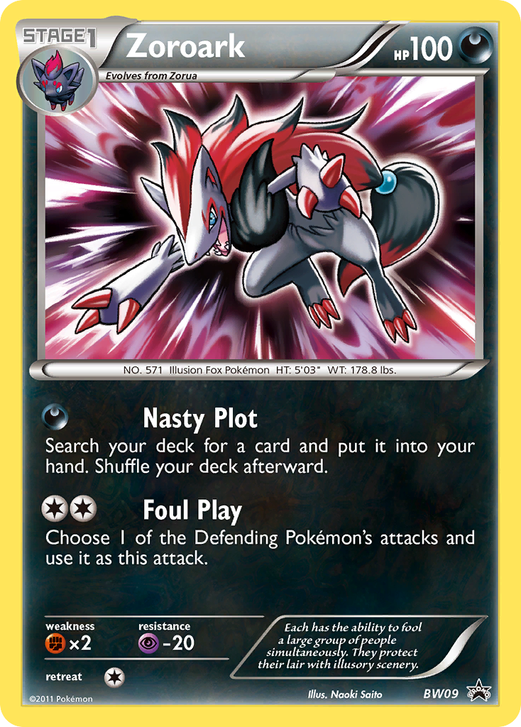 Zoroark (BW09) [Black & White: Black Star Promos] | Total Play