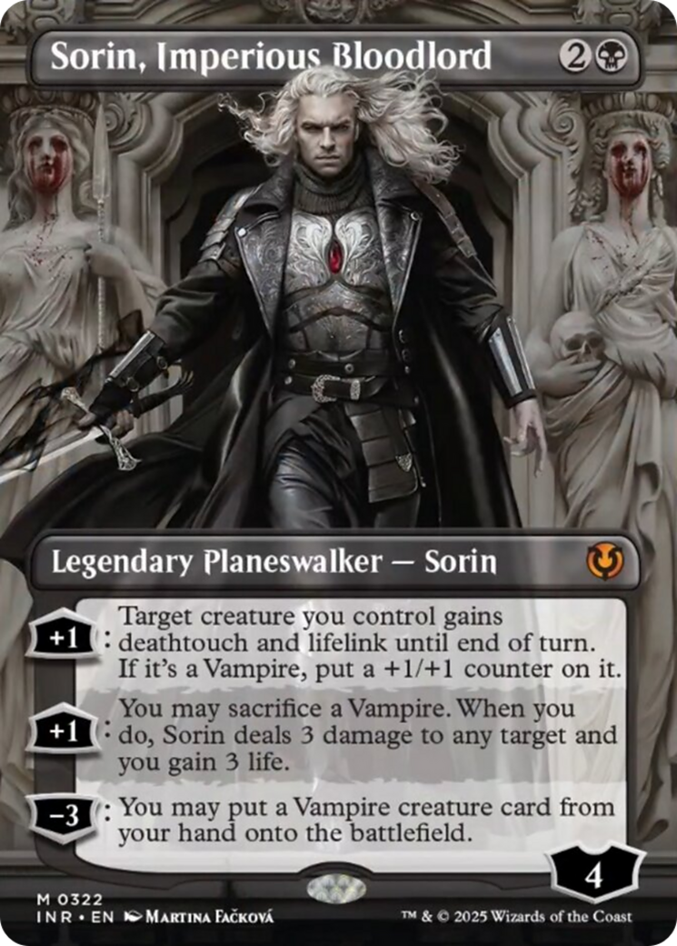 Sorin, Imperious Bloodlord (Borderless) [Innistrad Remastered] | Total Play