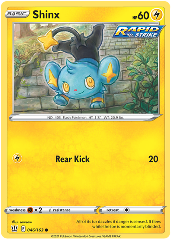 Shinx (046/163) [Sword & Shield: Battle Styles] | Total Play