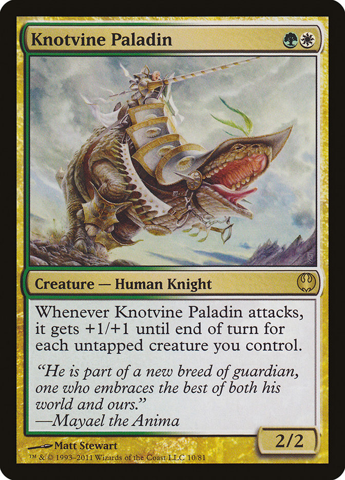 Knotvine Paladin [Duel Decks: Knights vs. Dragons] | Total Play