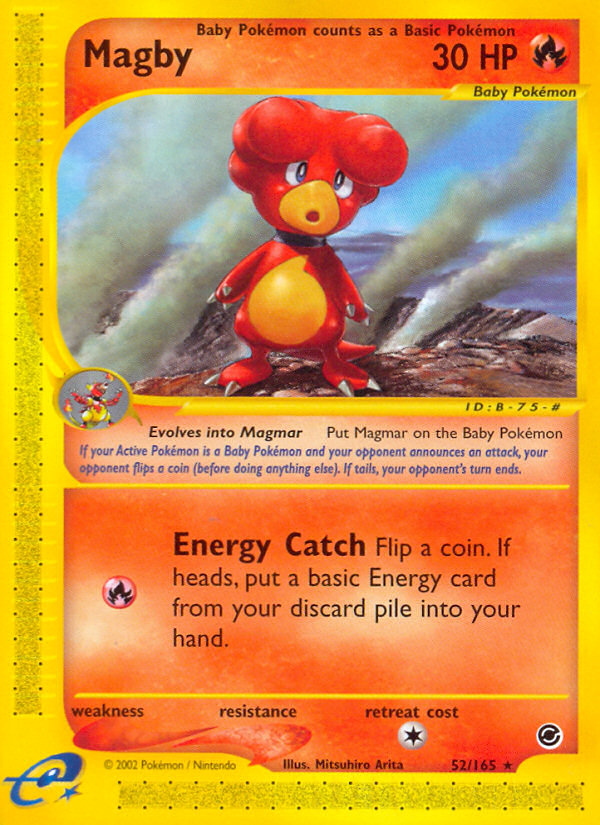 Magby (52/165) [Expedition: Base Set] | Total Play