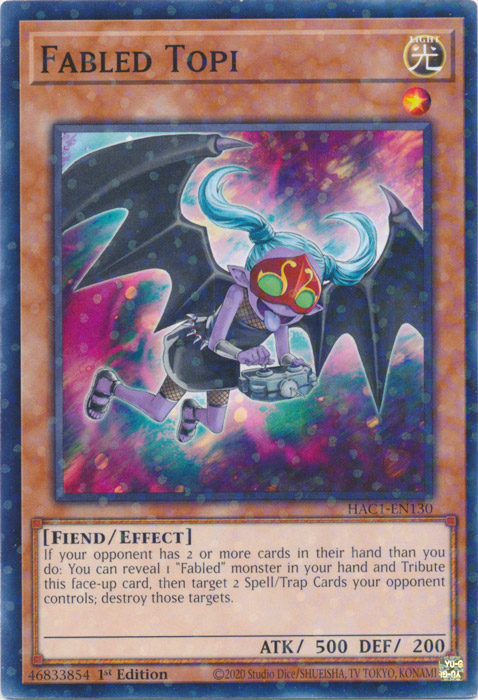 Fabled Topi (Duel Terminal) [HAC1-EN130] Common | Total Play