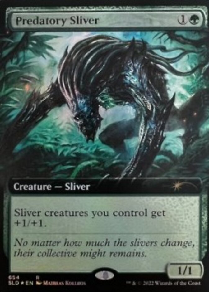 Predatory Sliver (Extended Art) [Secret Lair Drop Promos] | Total Play