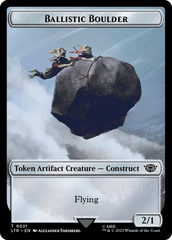 Ballistic Boulder // Food (0022) Double-Sided Token (Surge Foil) [The Lord of the Rings: Tales of Middle-Earth Tokens] | Total Play